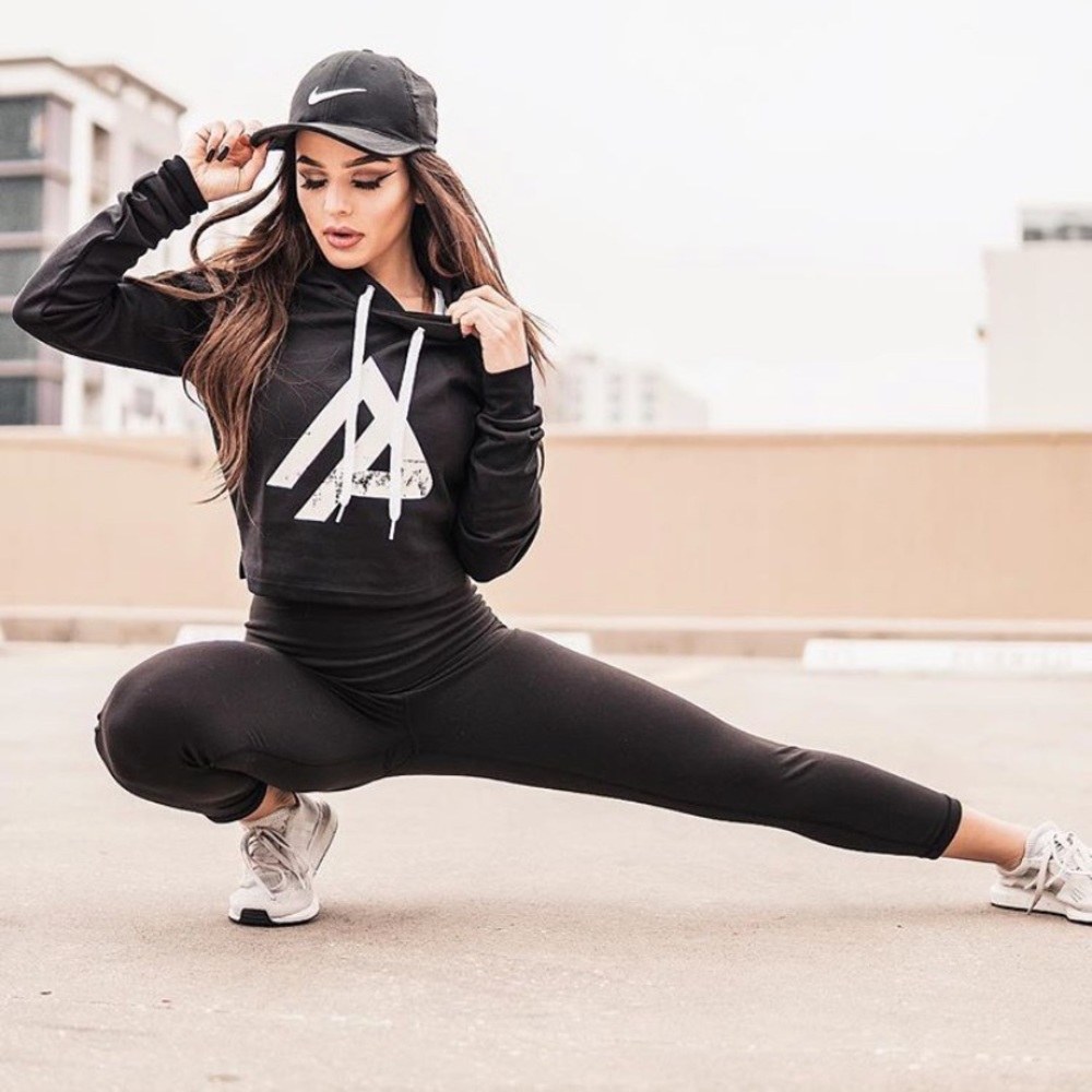 Alpha Pack cropped hoodie